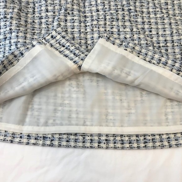 Karen Scott Fully Lined Tweed Skirt Size 16 Zipper and Button Closure - Picture 6 of 6